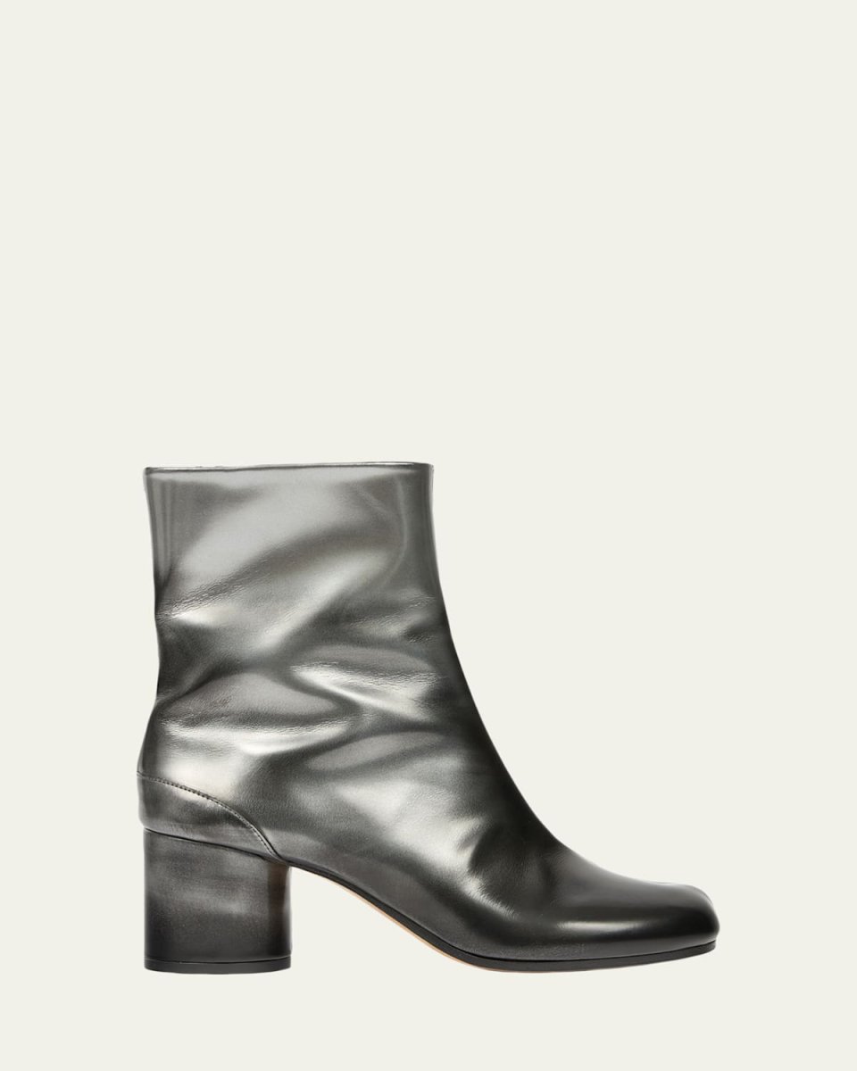 Tabi Bicolor Leather Ankle Boots